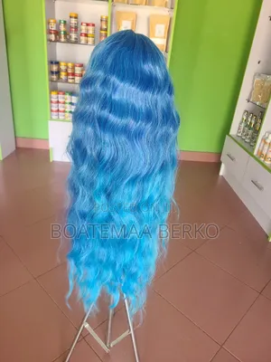 Blue Deep Bodywave Wig