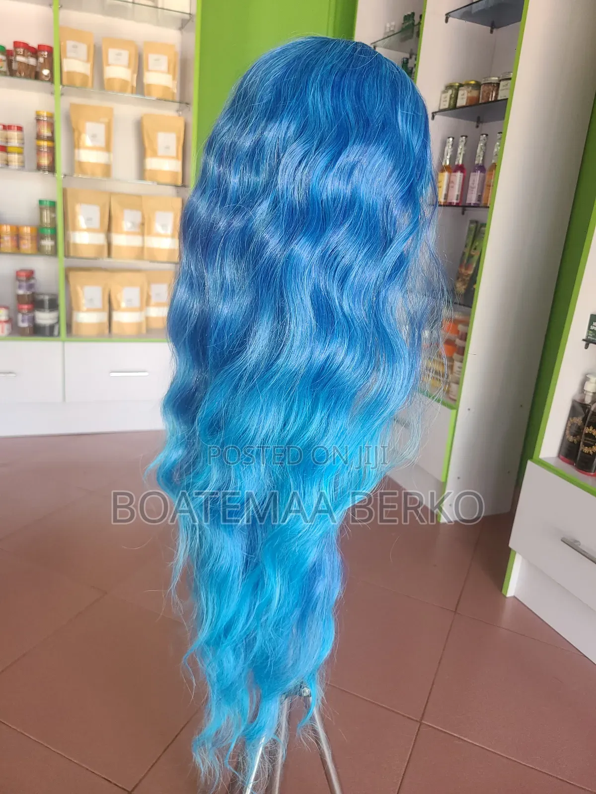 Blue Deep Bodywave Wig
