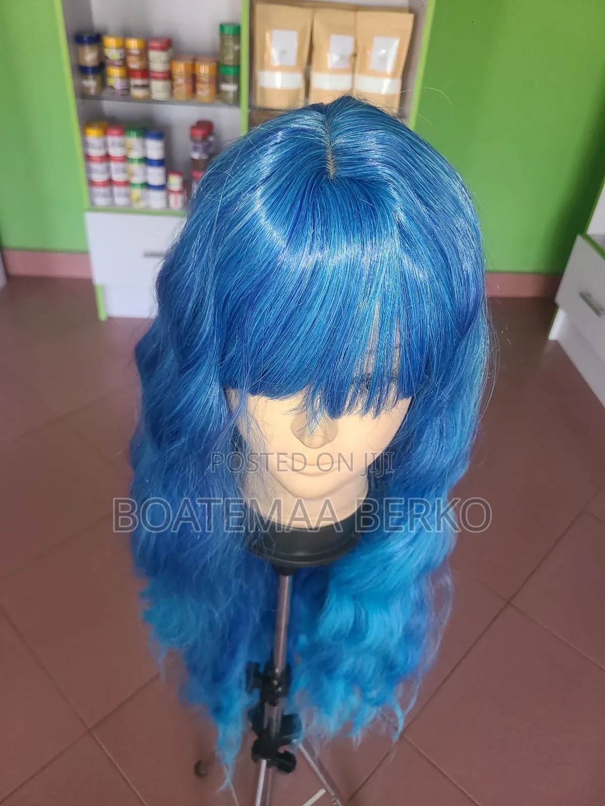 Blue Deep Bodywave Wig