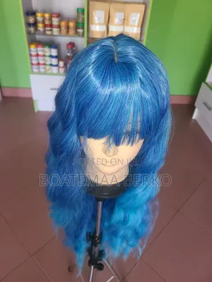 Blue Deep Bodywave Wig