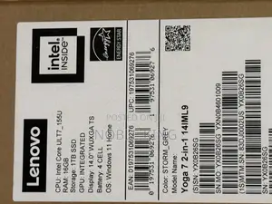 New Laptop Lenovo Yoga 7i 16GB Intel Core Ultra 7 SSD 1T