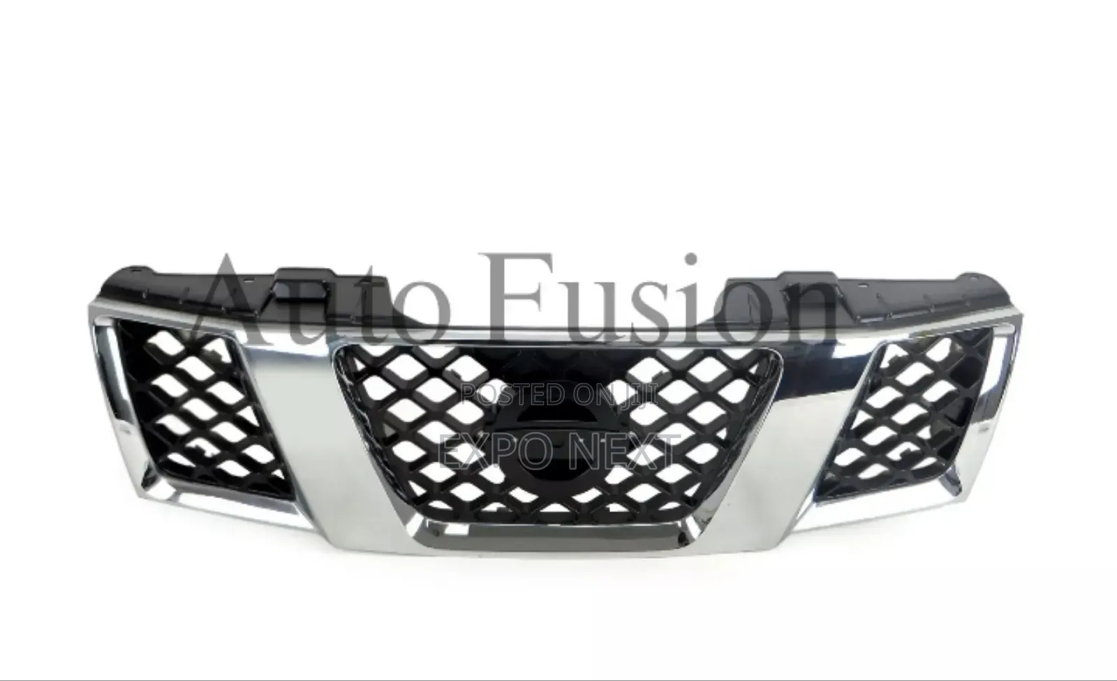 Grille Front Chrome/Black for Nissan Navara 2005-2010