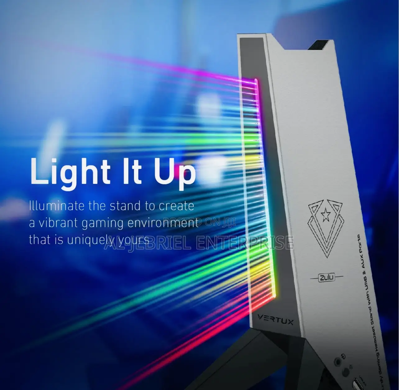 Vertux Integrated Gaming Headset Stand