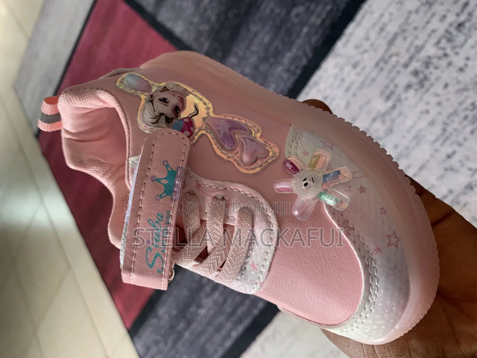 Pink Lef Sneakers for Girls Size 20/21 and 22/23 Only