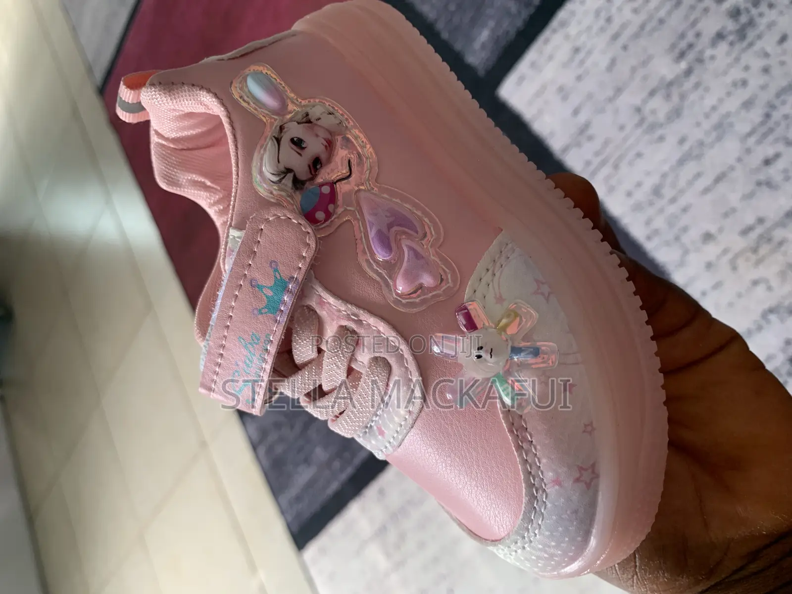 Pink Lef Sneakers for Girls Size 20/21 and 22/23 Only