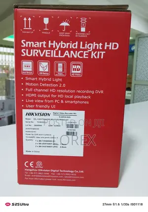 Hikvision 4ch Kit 2mp Smart Hybrid Audio With 500gb HDD