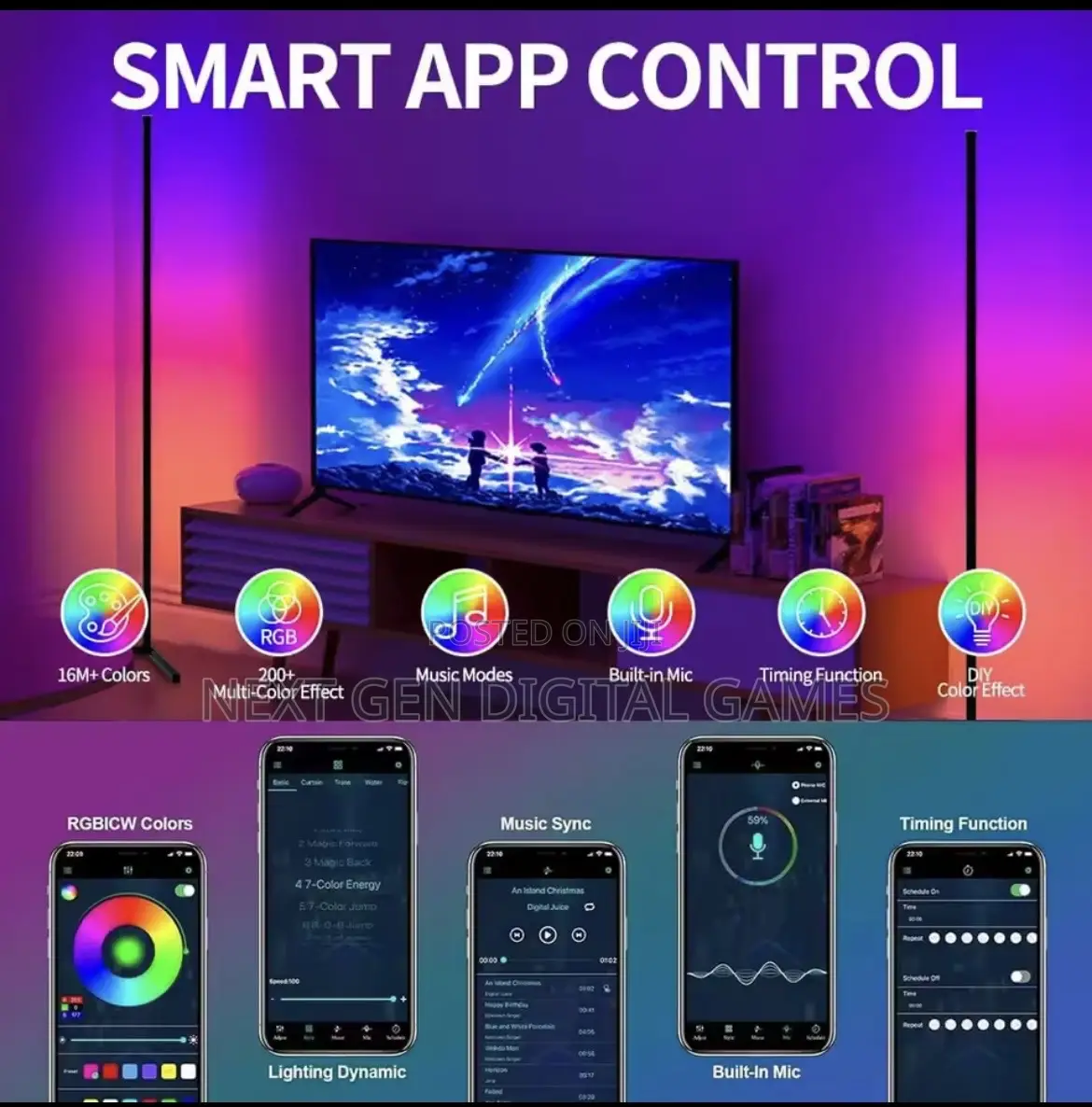 Smart Led Wall Corner Light