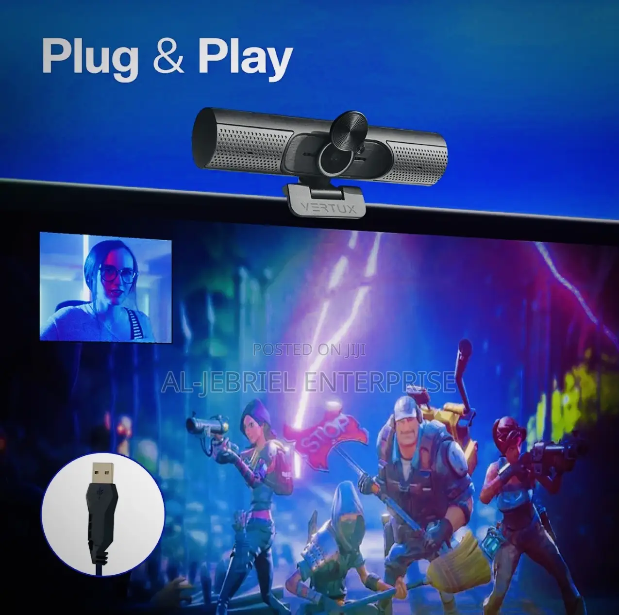 Vertux Gaming Webcam
