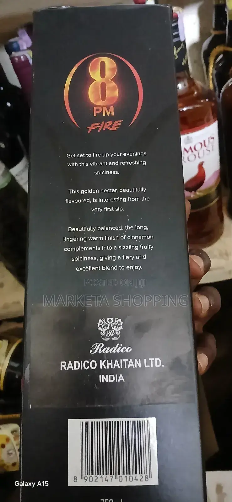 8 Pm Fire Liqueur 750ml
