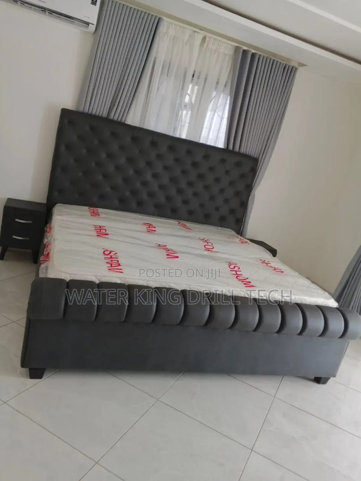 Luxury Black King Size Bed Frames With Mattress