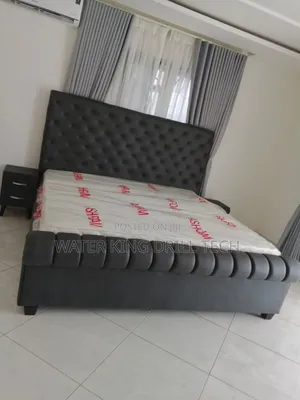 Luxury Black King Size Bed Frames With Mattress