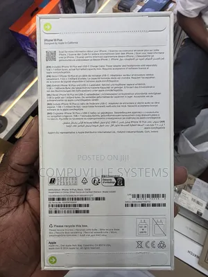 New Apple iPhone 16 Plus 128 GB Black