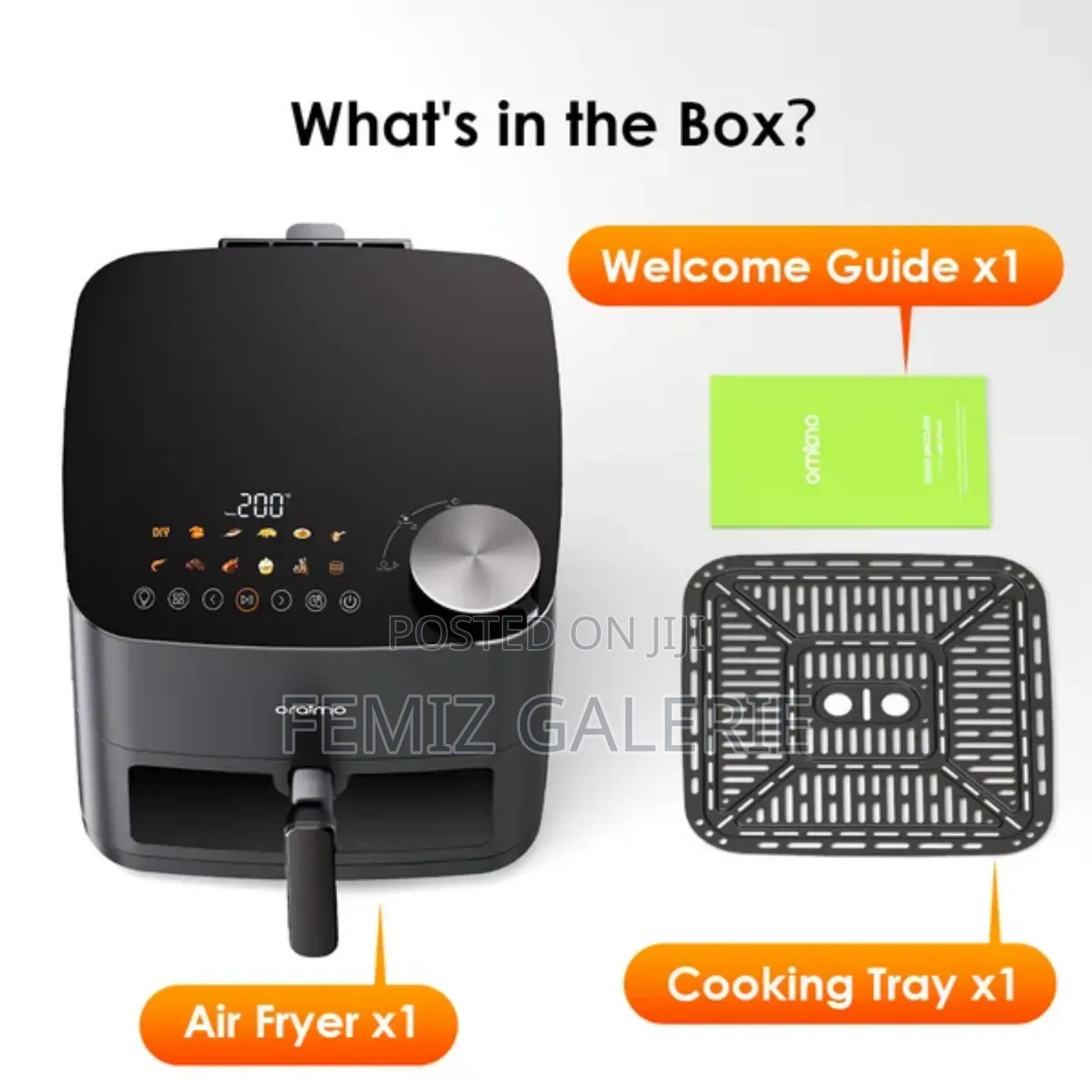 Oraimo Nutrifry Max 8l 2000w Air Fryer Plus Free Wireless Earbuds