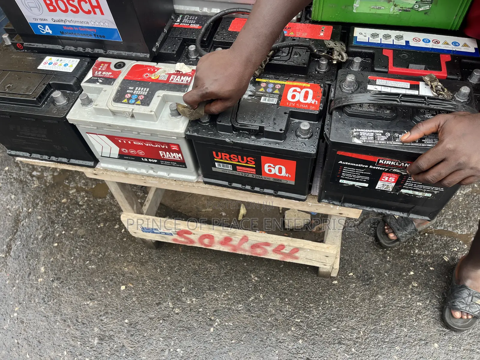 Original Home Used 13 Plate Car Batteries