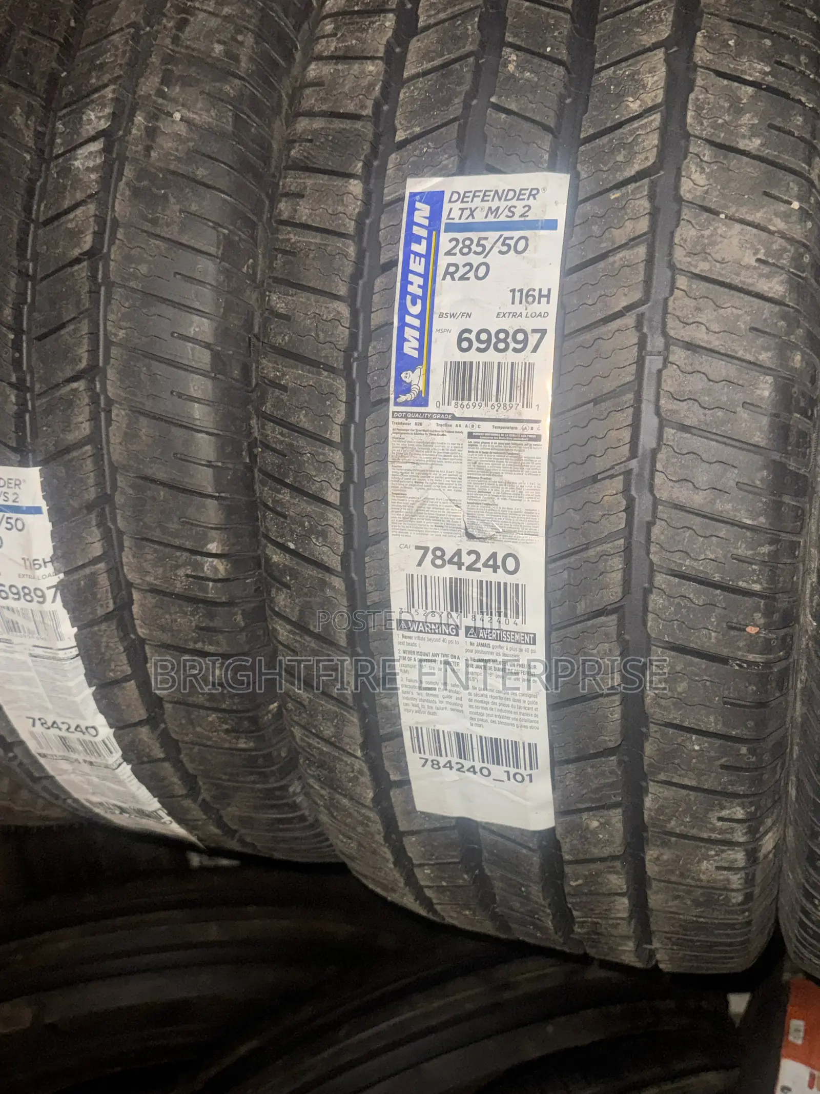 Michelin Tires 285/50r20