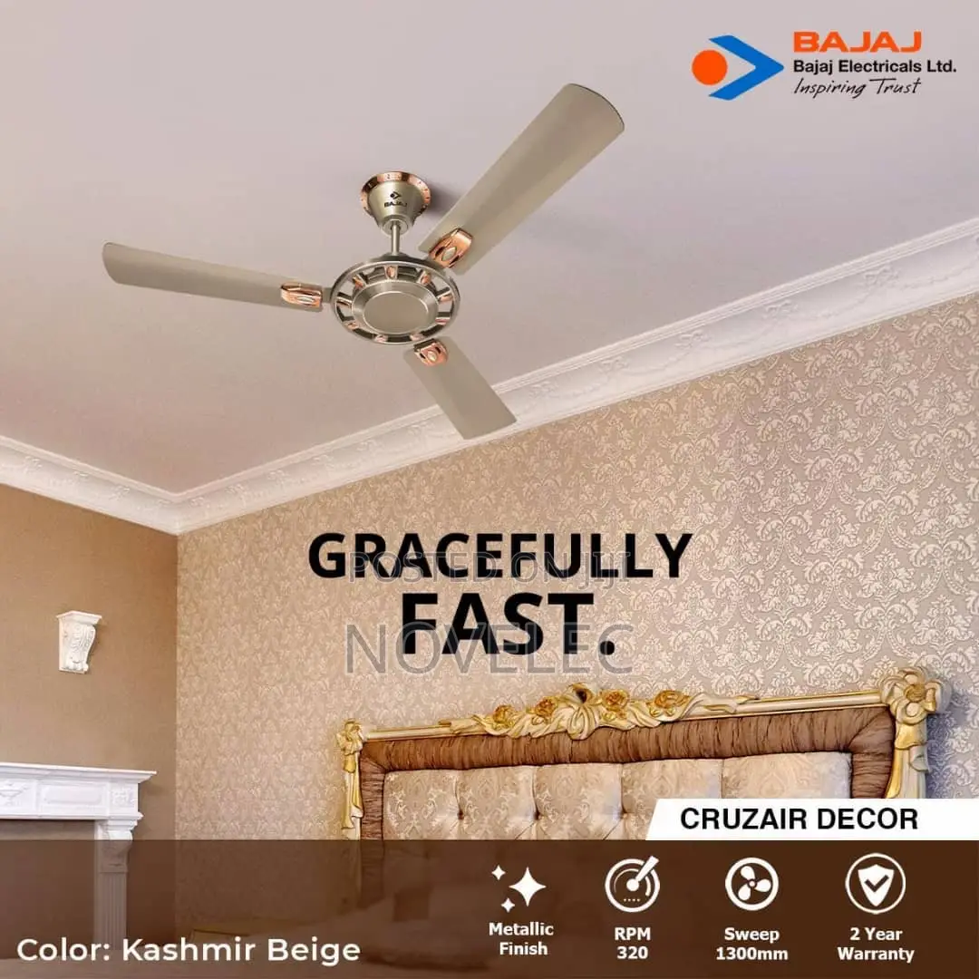 Bajaj Fan (Regal, Euro, Cruzair, Harrier, Maxima, Elegance)
