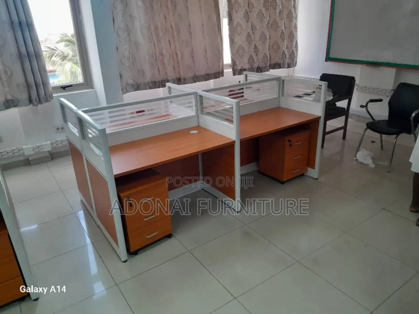 Brown Workstation 4 in 1