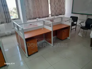 Brown Workstation 4 in 1