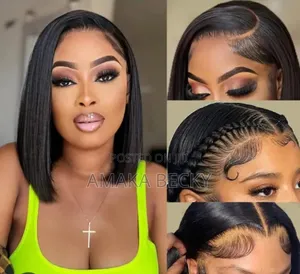 12inch Brazilian Frontal Human Hair Wig Cap