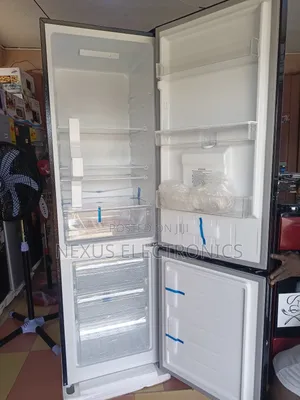 Brand New Roch RFR 330(261ltrs Black Glass Design Fridge
