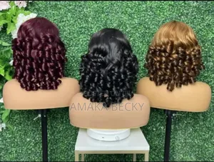 4x4 Closure Bouncy Hair Wig Cap