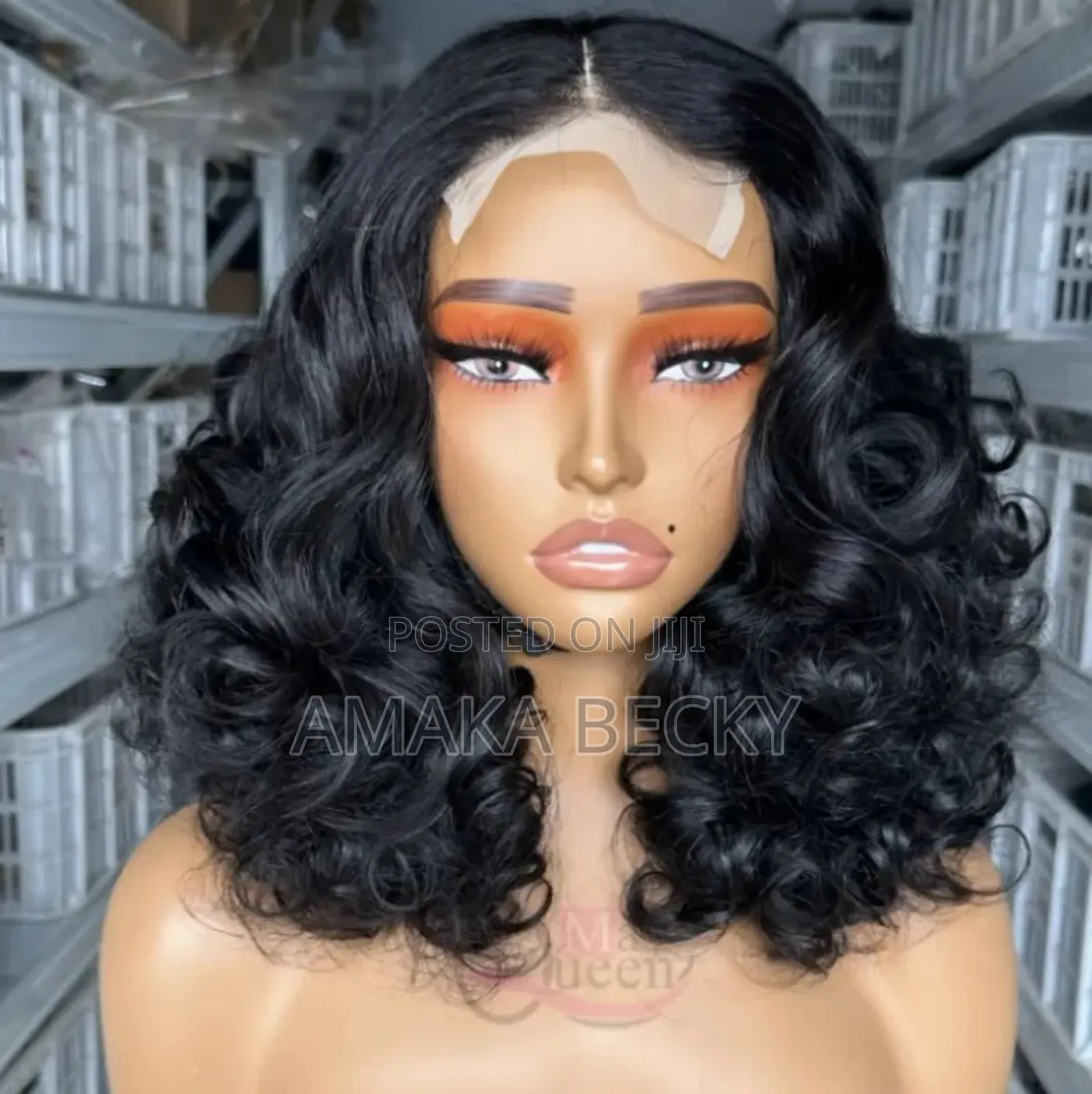 4x4 Closure Bouncy Hair Wig Cap