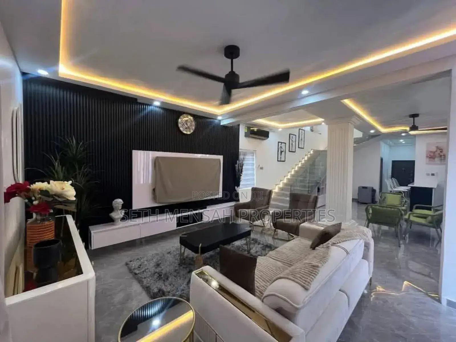 Furnished 4bdrm House in Adjiriganor for sale