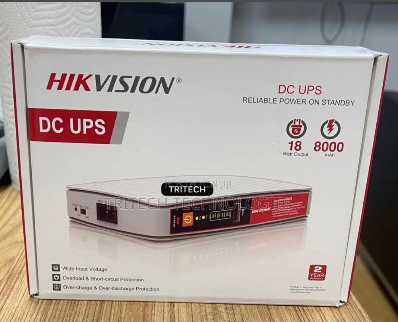 Hikvision Power Bank for CCTV Routers Dc-Ups18-Z 18w Output