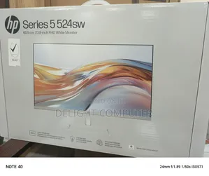 Hp Monitor S5 524sw FHD- Slim White 24"