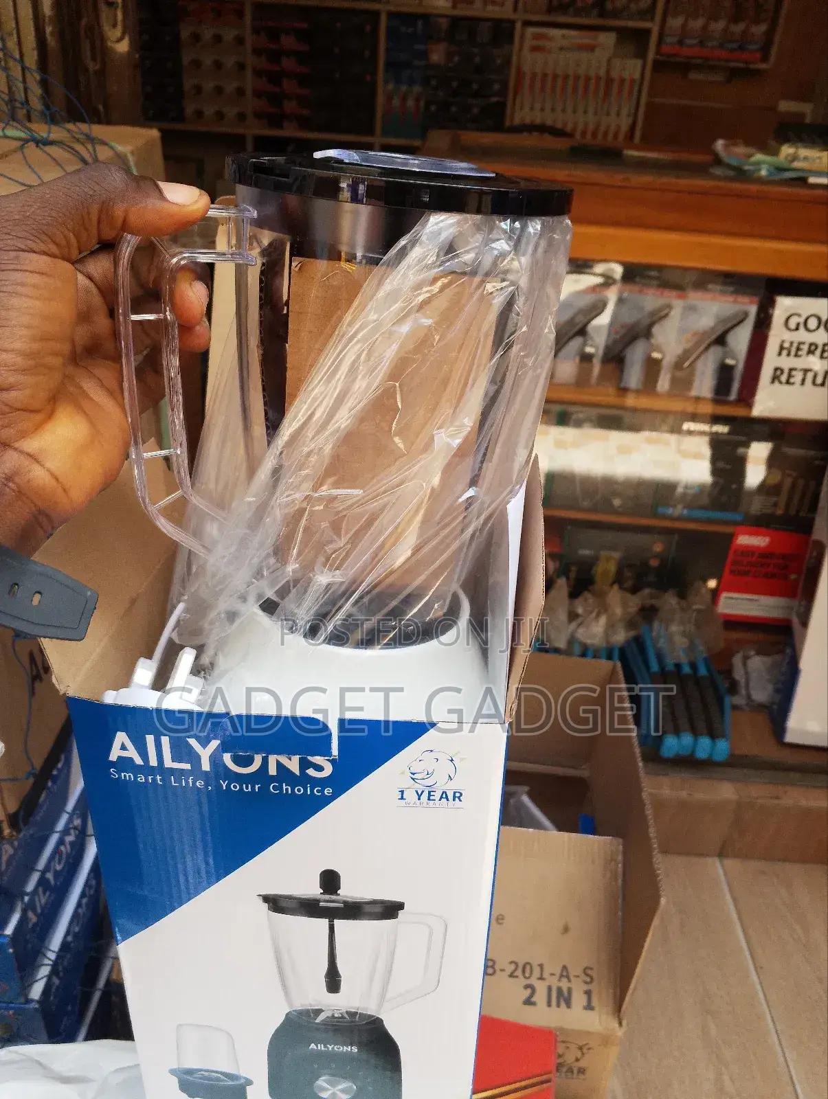 Ailyons 2-in-1 Blender,