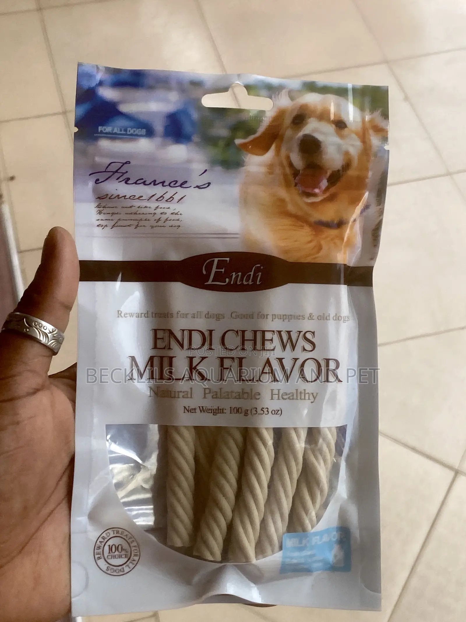 Milk Flavored Dog Treat