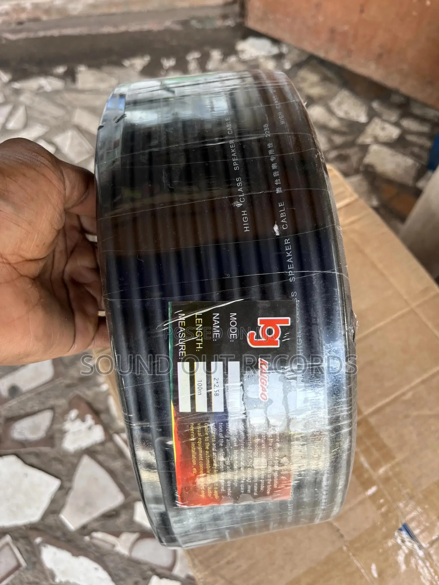 100m Pro Quality 2in1 Original Speaker Cable