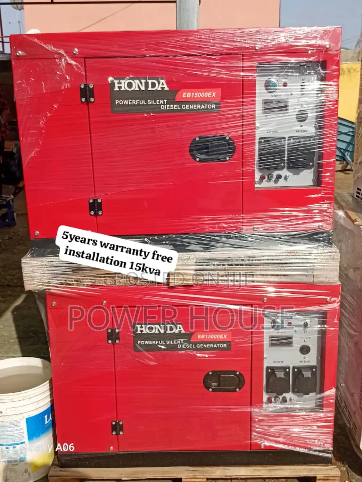 Elvate Honda Diesel Generator 15kva 16500watts