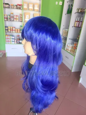Blue French Cut Body Wave Hair