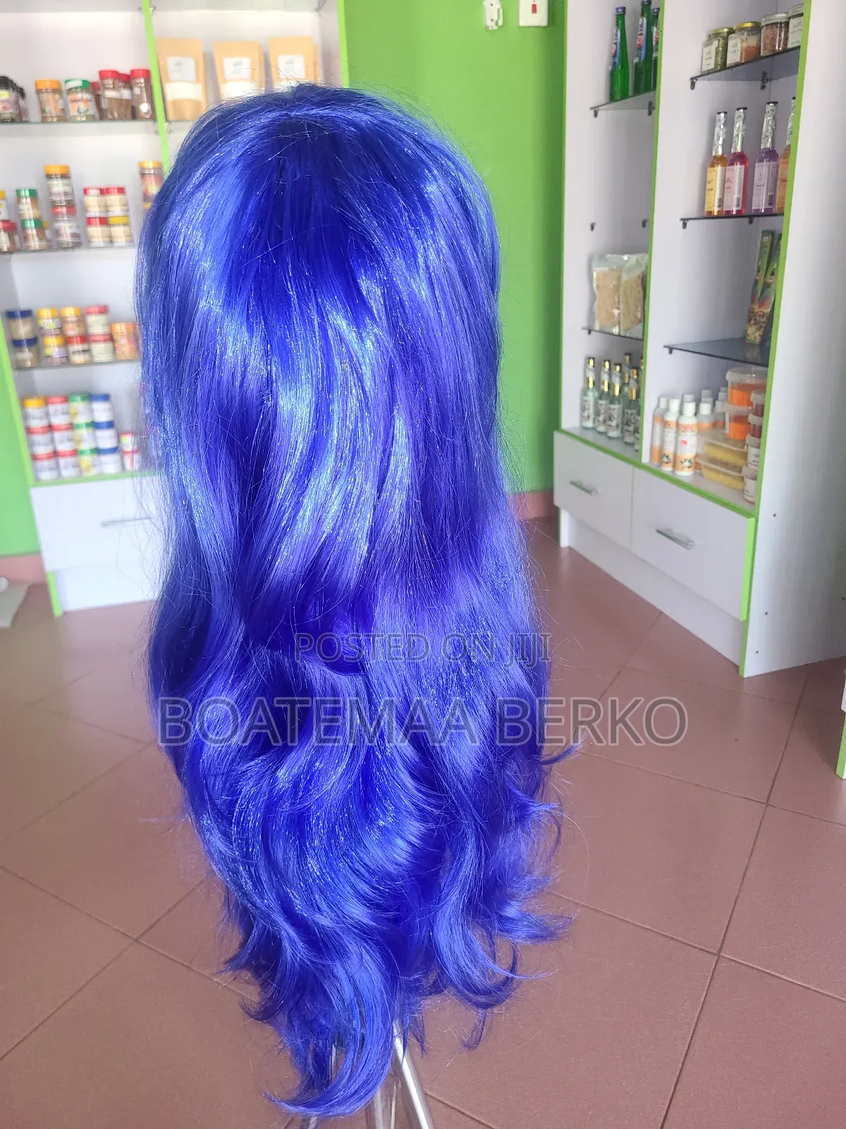 Blue French Cut Body Wave Hair