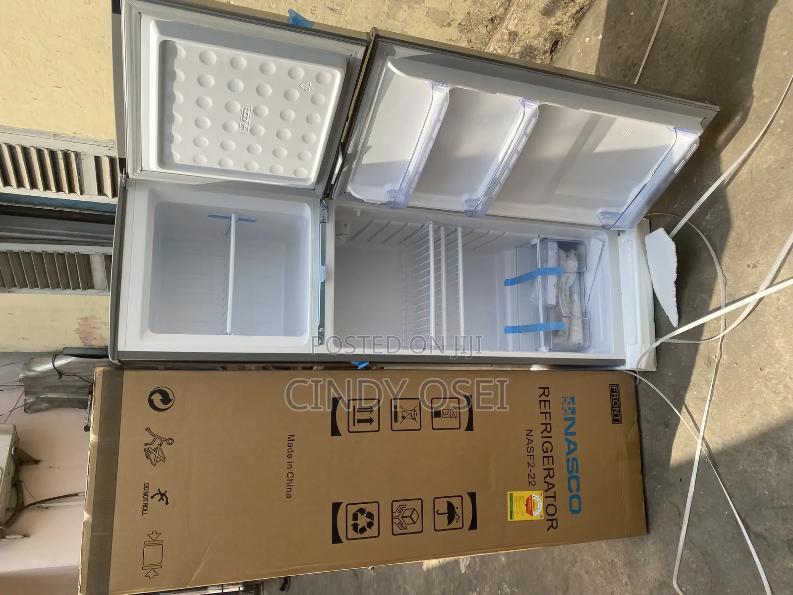 Immersing Nasco 166liters Top Freezer Fridge