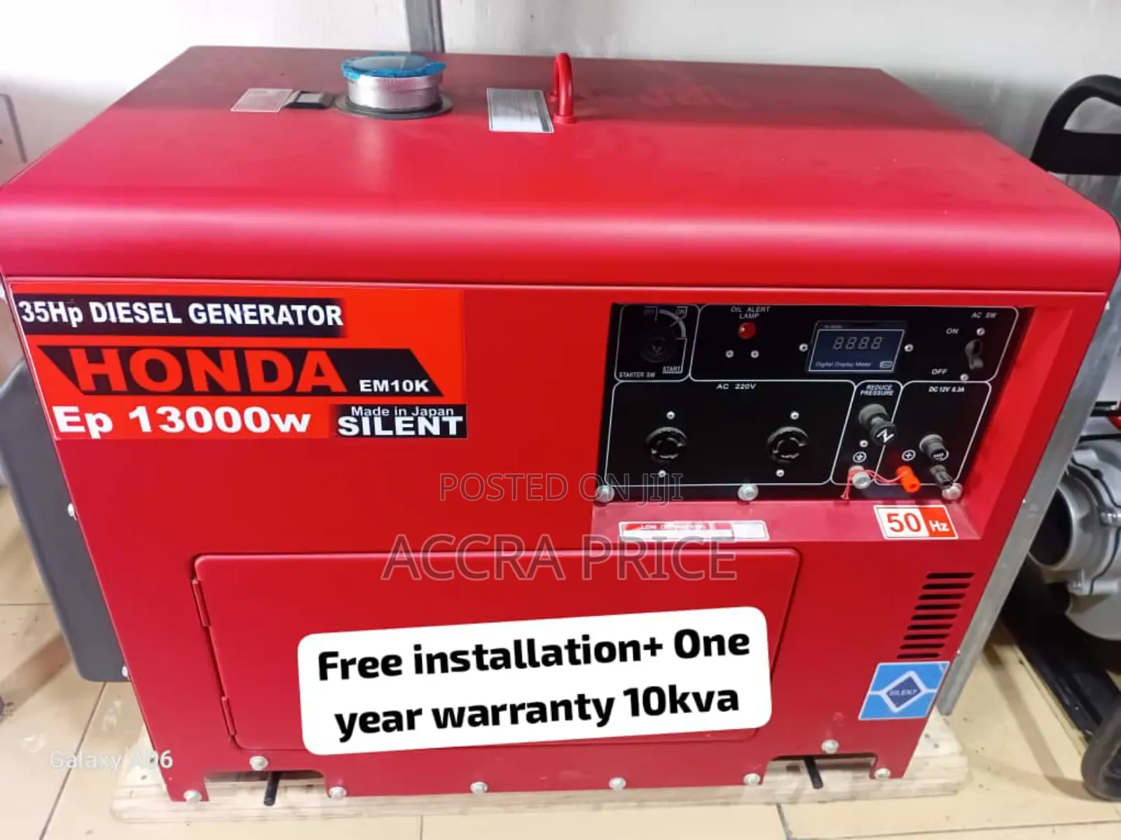 No Complaints Honda Diesel Generator Rated 10kva 13kw