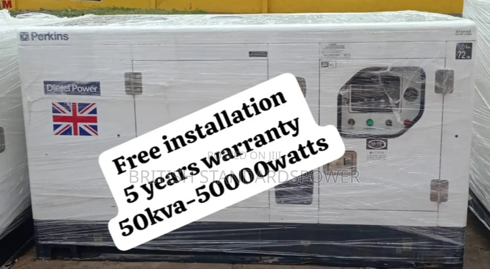 Electrical Craftsmanship 50kva Silent Diesel Generator