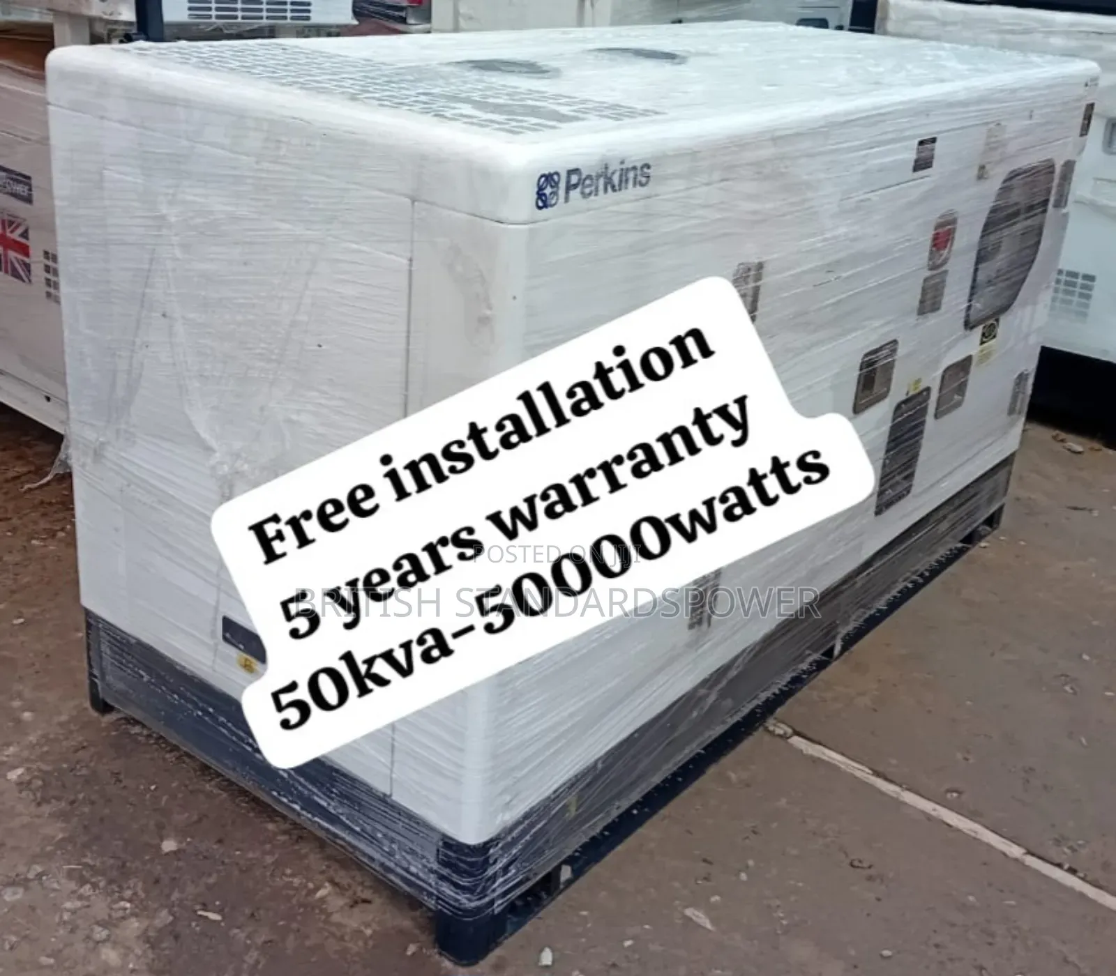 Impervious 50kva Silent Diesel Generator