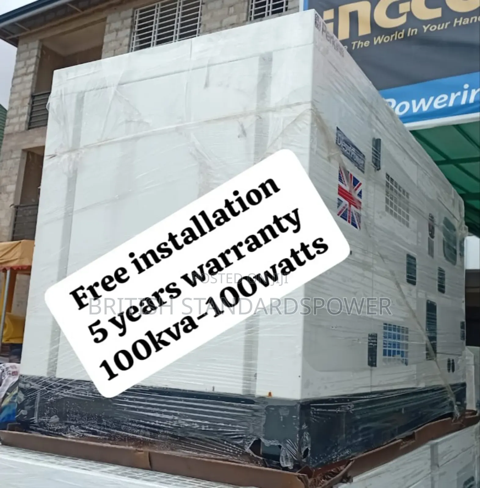 Auxiliary Power 100kva Diesel Generator