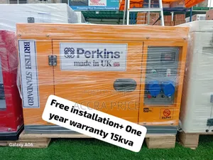 Power All Day Generator 15kva Perkins Diesel Bearable Noise