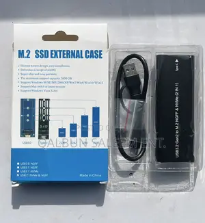 New Usb 3.2 Gen2 To M.2 Ngff & Nvme 2 In 1 Ssd Enclosure