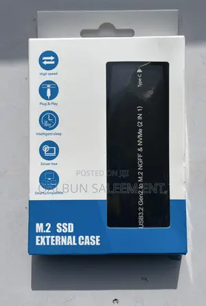 New Usb 3.2 Gen2 To M.2 Ngff & Nvme 2 In 1 Ssd Enclosure