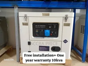 Power All Day Generator 10kva Uk-D Diesel Bearable Noise