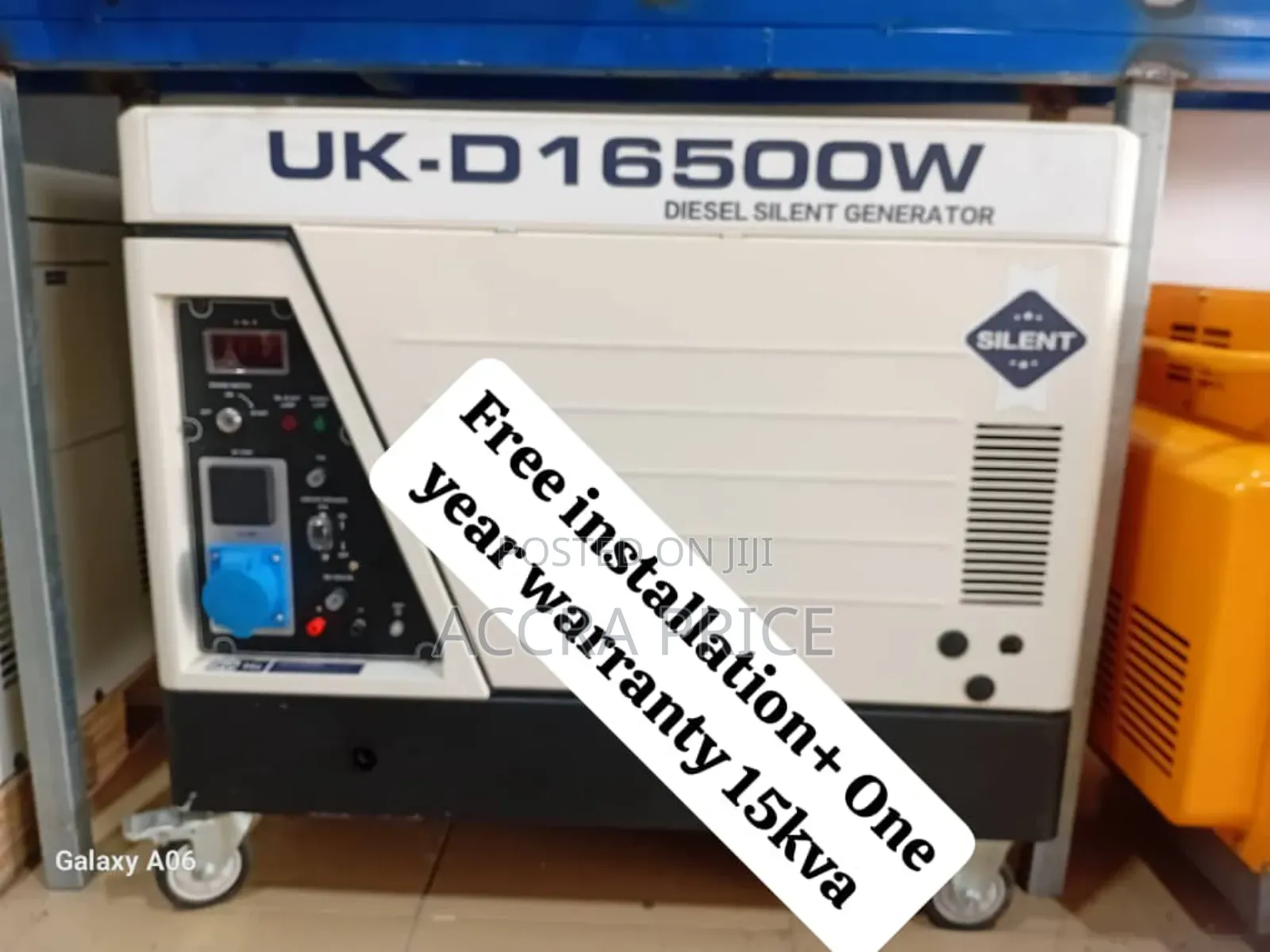 No Complaints Uk-D Diesel Generator Rated 15kva 16.5kw