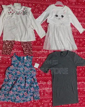 Kid's Dresses, T-shirts, Trousers And Onesies