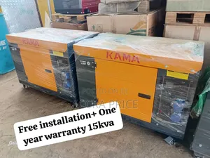 Free Installation of Generator 15kva Diesel Kama Uk Made
