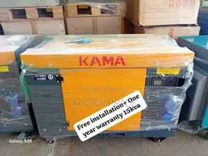 No Complaints Kama Diesel Generator Rated 15kva 15kw