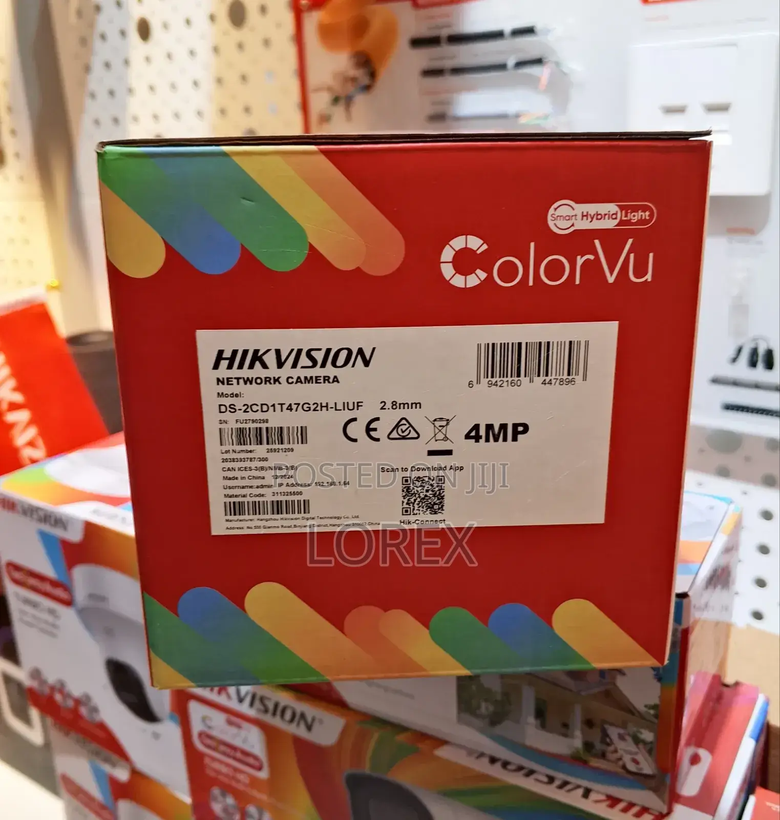 Hikvision 4mp Ip Full Colorvu Audio Ds-2cd1t47g2h-Liu(F)