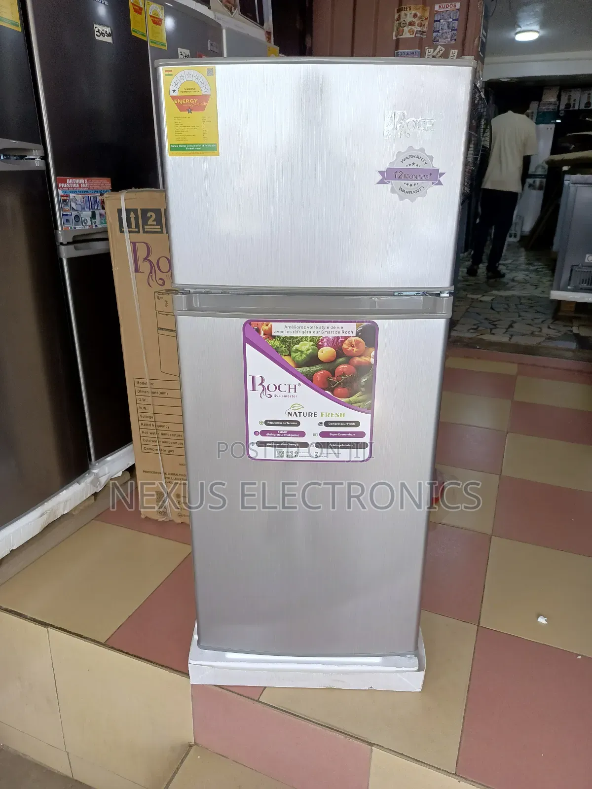 Brand New Roch Rfr160(125ltrs Double Door Fridge.